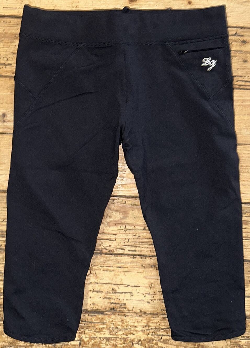 Lorna Jane Women’s Size M Black Cropped Leggings